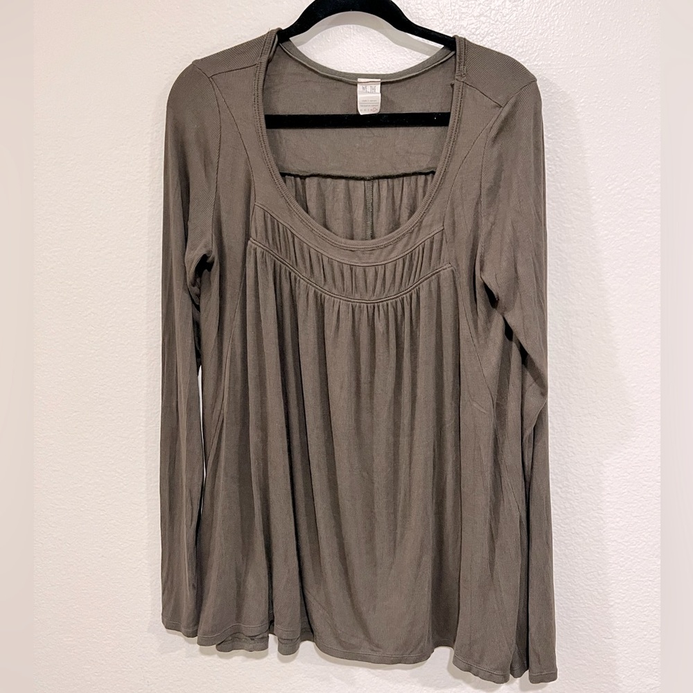We The Free/ Free People Green long sleeve top